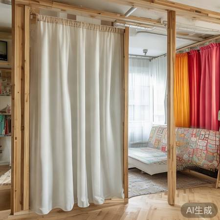 出租房空调隔断帘：时尚空间分隔新选择