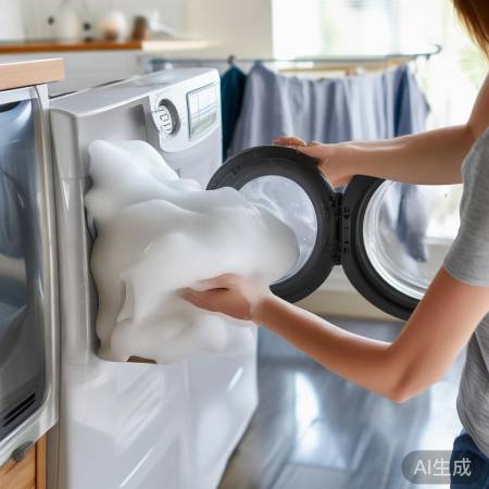洗衣机洗涤技巧：如何避免出现过多泡沫？