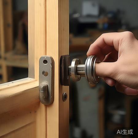 门锁调整,确保贴合