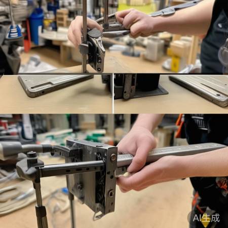 安装把手,注意方向