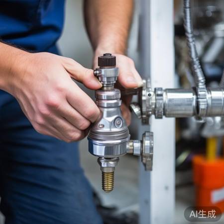 安装恒压阀，牢固连接，角度适宜