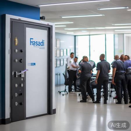 法萨帝防盗门总部售后维修热线分解↑不锈钢防盗门大样图欣赏：现代家居安全之选