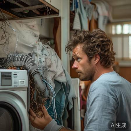 洗衣机“理发”笑话