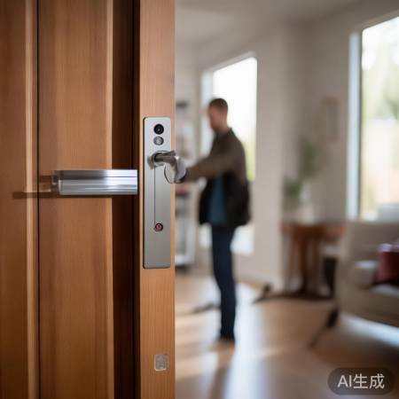 智能锁升级成本低，安全便利。