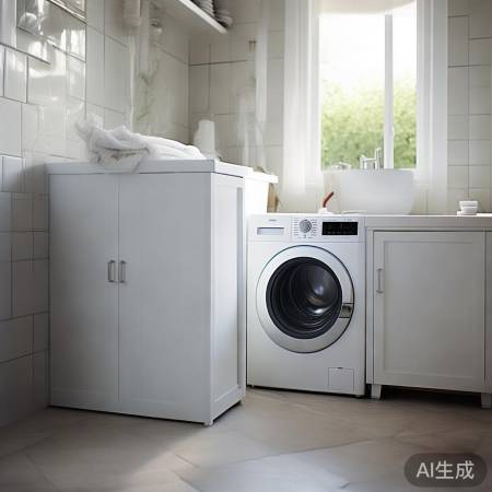 惠而浦洗衣机售后全国网点阐释—浴室柜背后放置洗衣机，这样做合适吗？