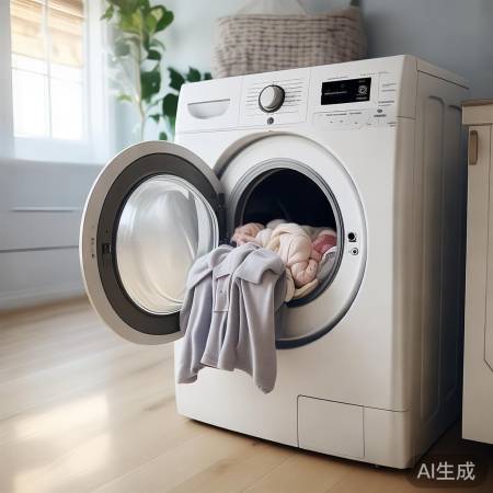 洗衣机容量适中,方便小家庭。