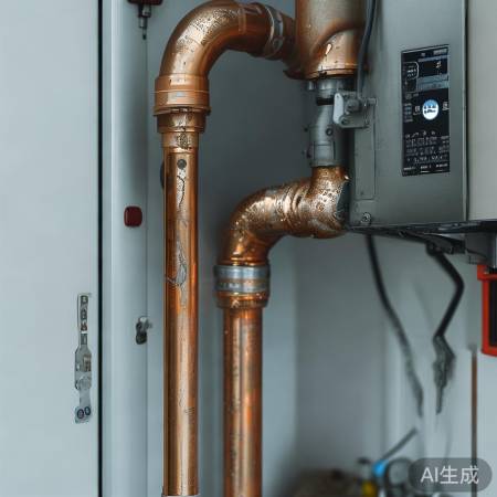 壁挂炉漏水，观察位置及原因。