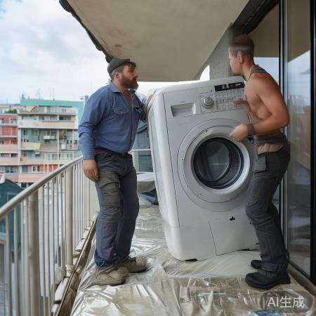 斯麦格洗衣机400热线查询分解㊤阳台洗衣机如何轻松取出？