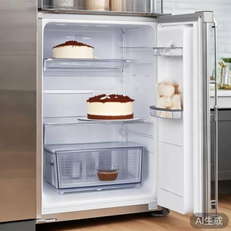 “冰箱稳定层放蛋糕”