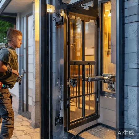装防盗门有门道