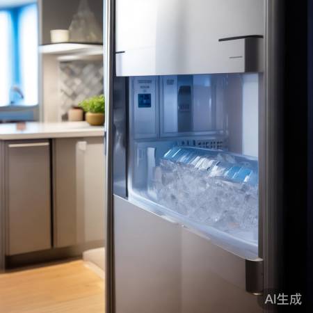 美菱冰箱售后官网电话预约分析:美诺冰箱自动制冰功能，轻松享受冷饮时光