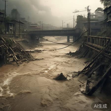尼泊尔洪水无情，19座桥梁瞬间被冲毁，损失惊人！
