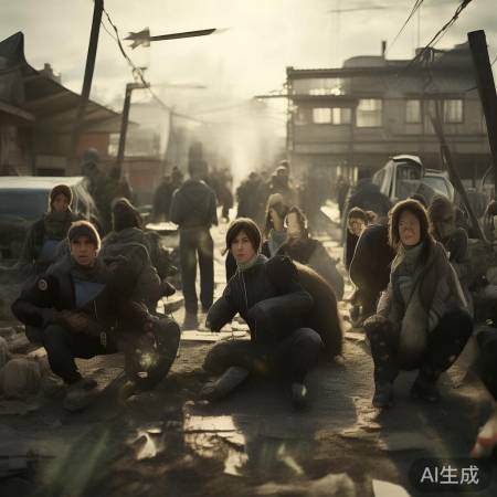 口岸警察英勇奔逃中，指挥疏散显担当