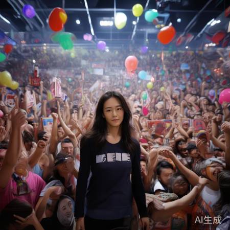 谷爱凌线下活动热闹非凡