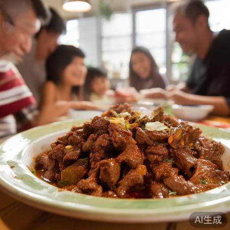 自制辣椒牛肉,味道太赞