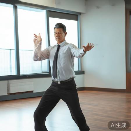 工作间隙练八段锦