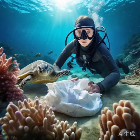 海底捡尿不湿,环保启示多