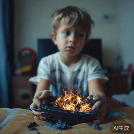 充电宝爆炸,庆幸无恙