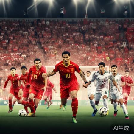 中国U23男足拼搏精神圈粉