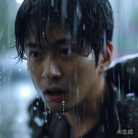陈伟霆雨中挣扎,情绪感人