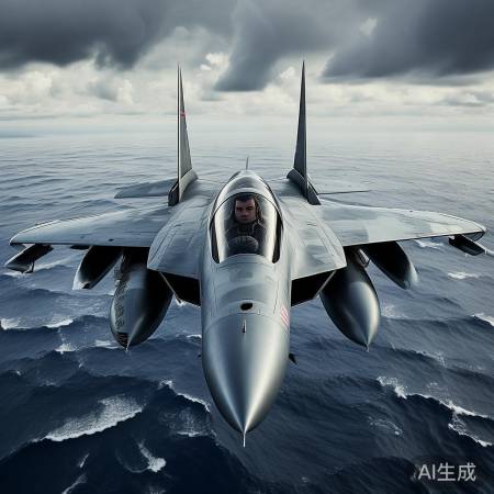 飞行员海上英勇瞬间