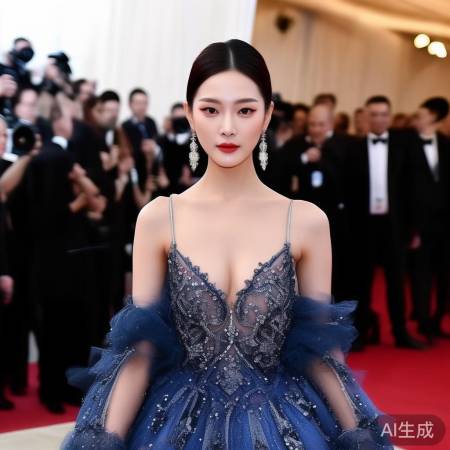 迪丽热巴礼服惊艳亮相
