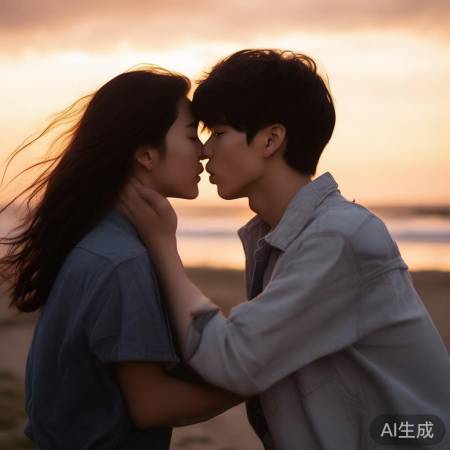 青春爱情纠葛,热吻高潮。